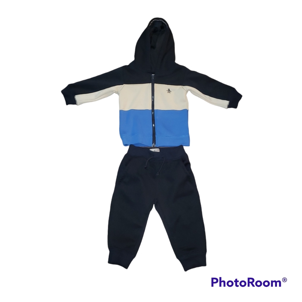 Penguin Sweat Set, Size 18m